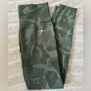 Gymshark Adapt Camo Seamless Leggings - green
